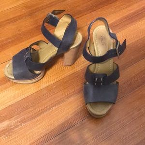 See by Chloe Liza Platform Sandals - 36.5 - Blue